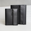 RECYCLED LEATHER ZIPPER ORGANIZER SET