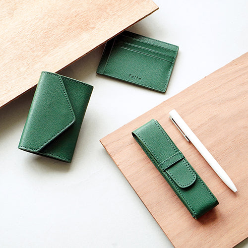 RECYCLE LEATHER DOCUMENT FOLDER SET